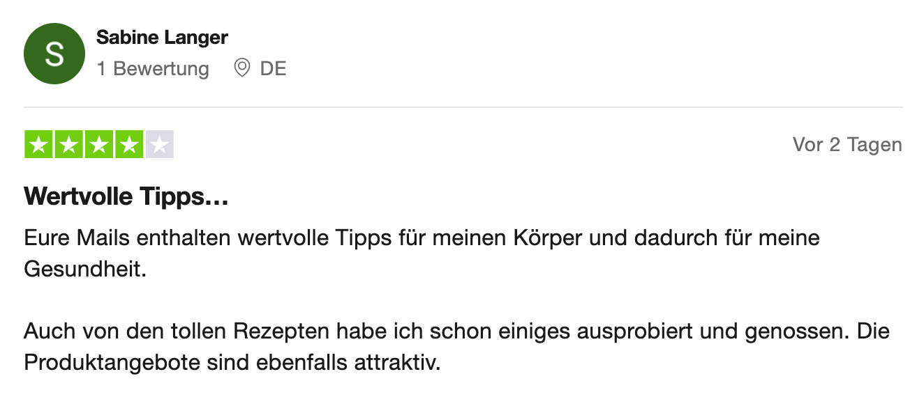 Bewertung