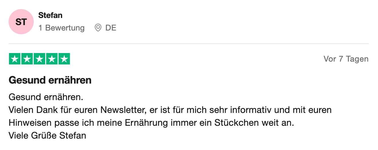 Bewertung