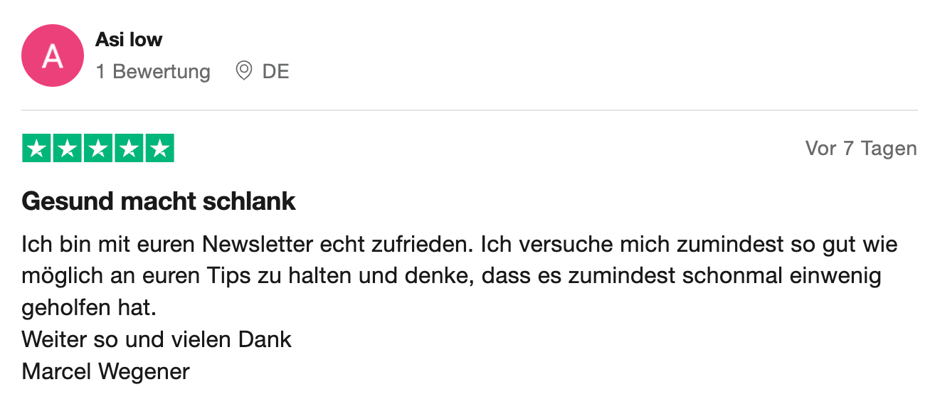 Bewertung