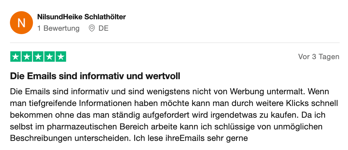 Bewertung