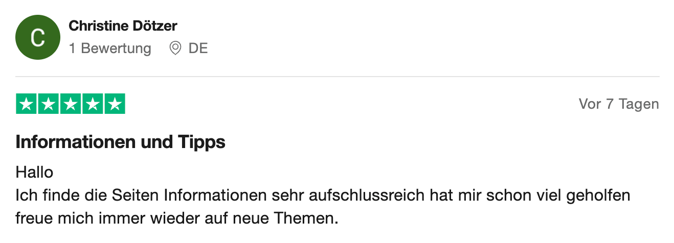 Bewertung