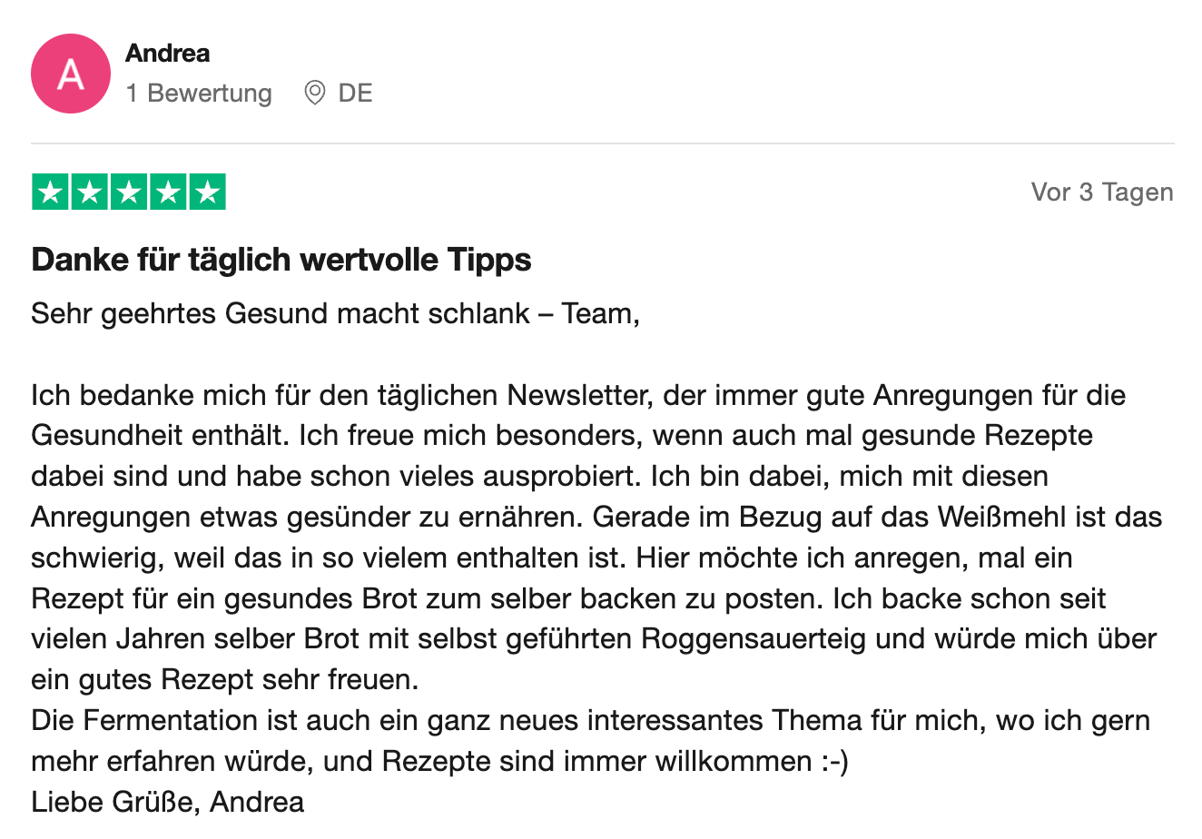 Bewertung