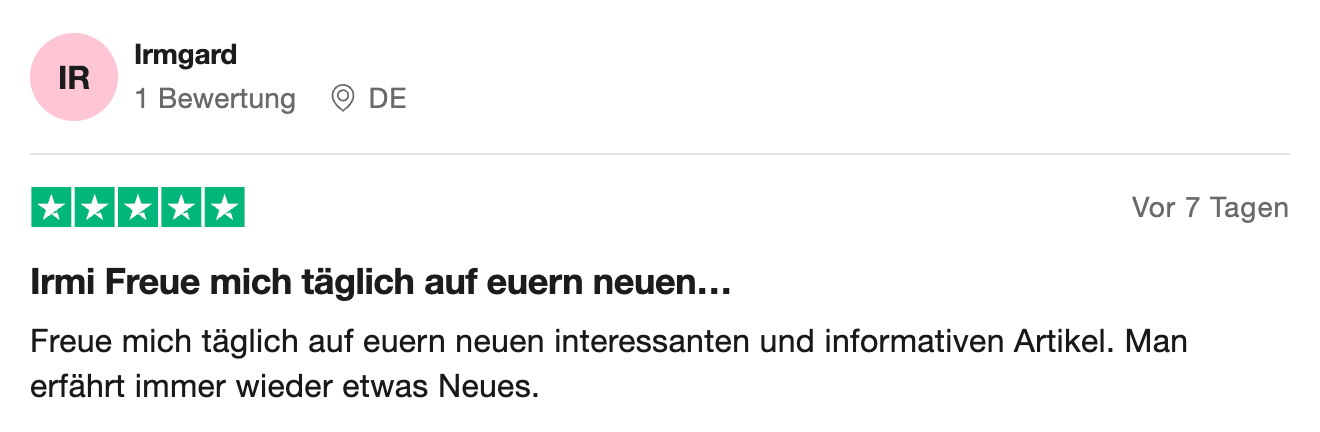 Bewertung