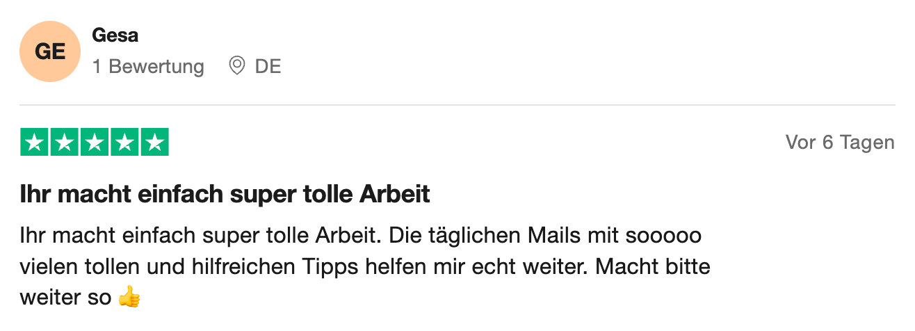 Bewertung