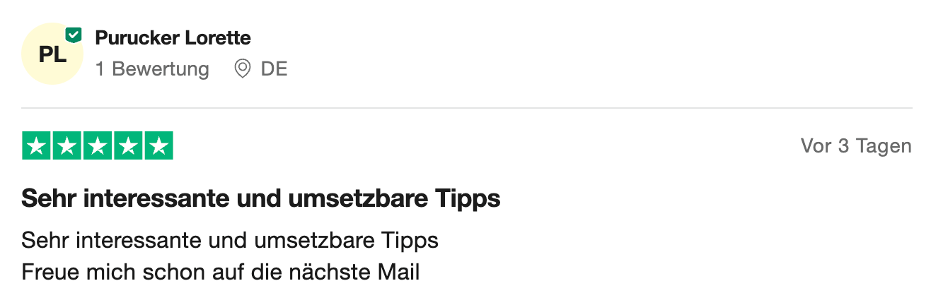Bewertung