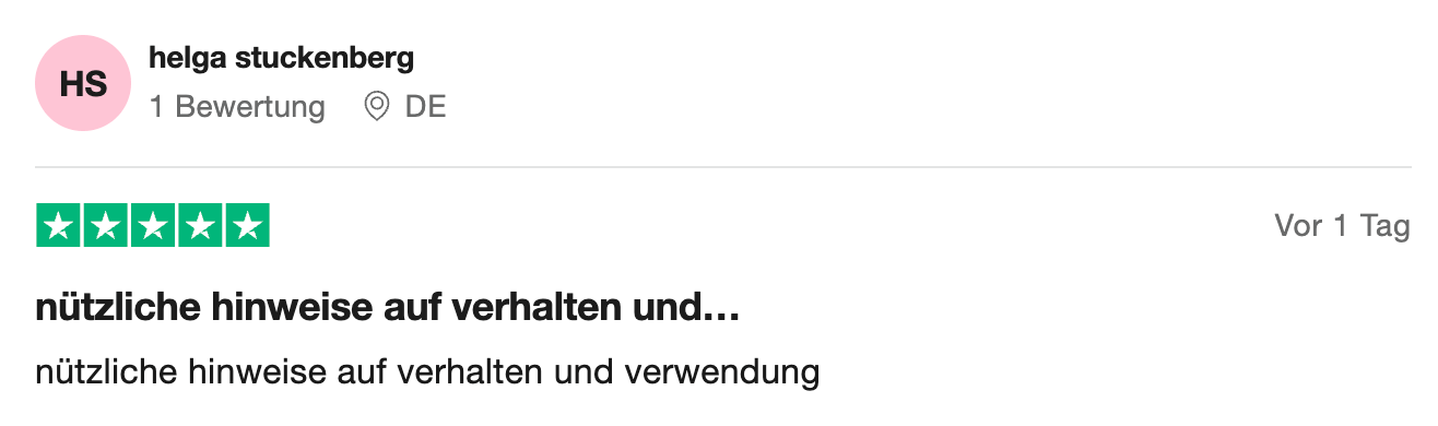 Bewertung