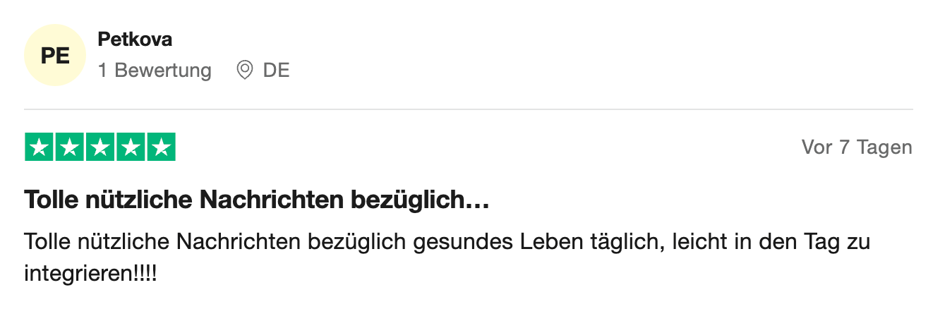 Bewertung