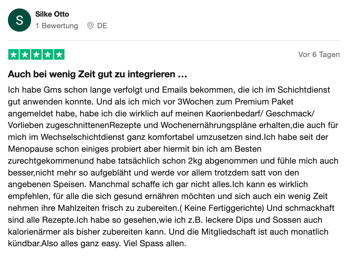 Bewertung