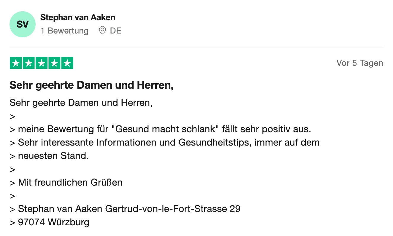 Bewertung