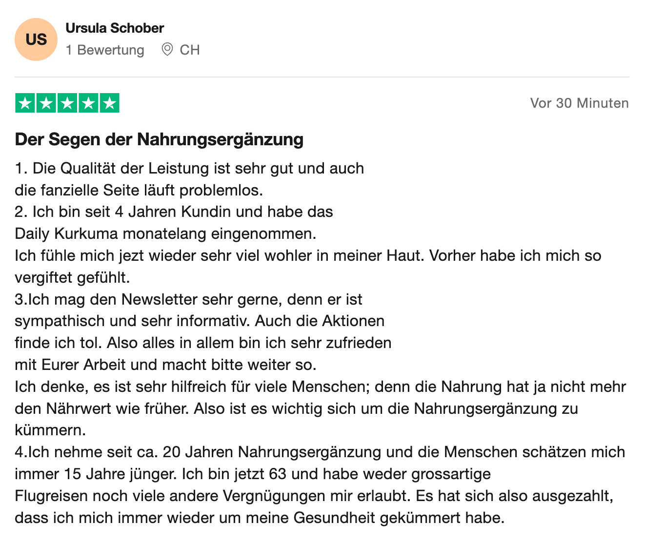 Bewertung
