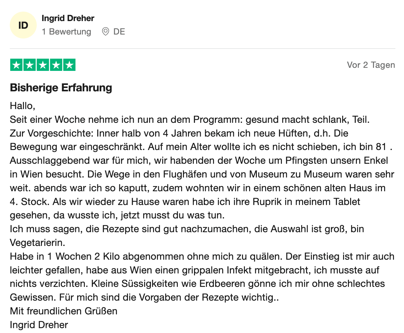 Bewertung