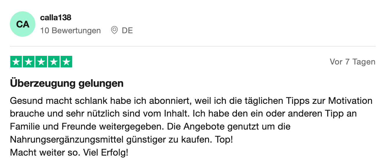 Bewertung
