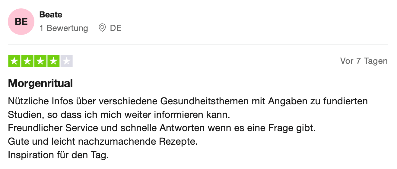 Bewertung