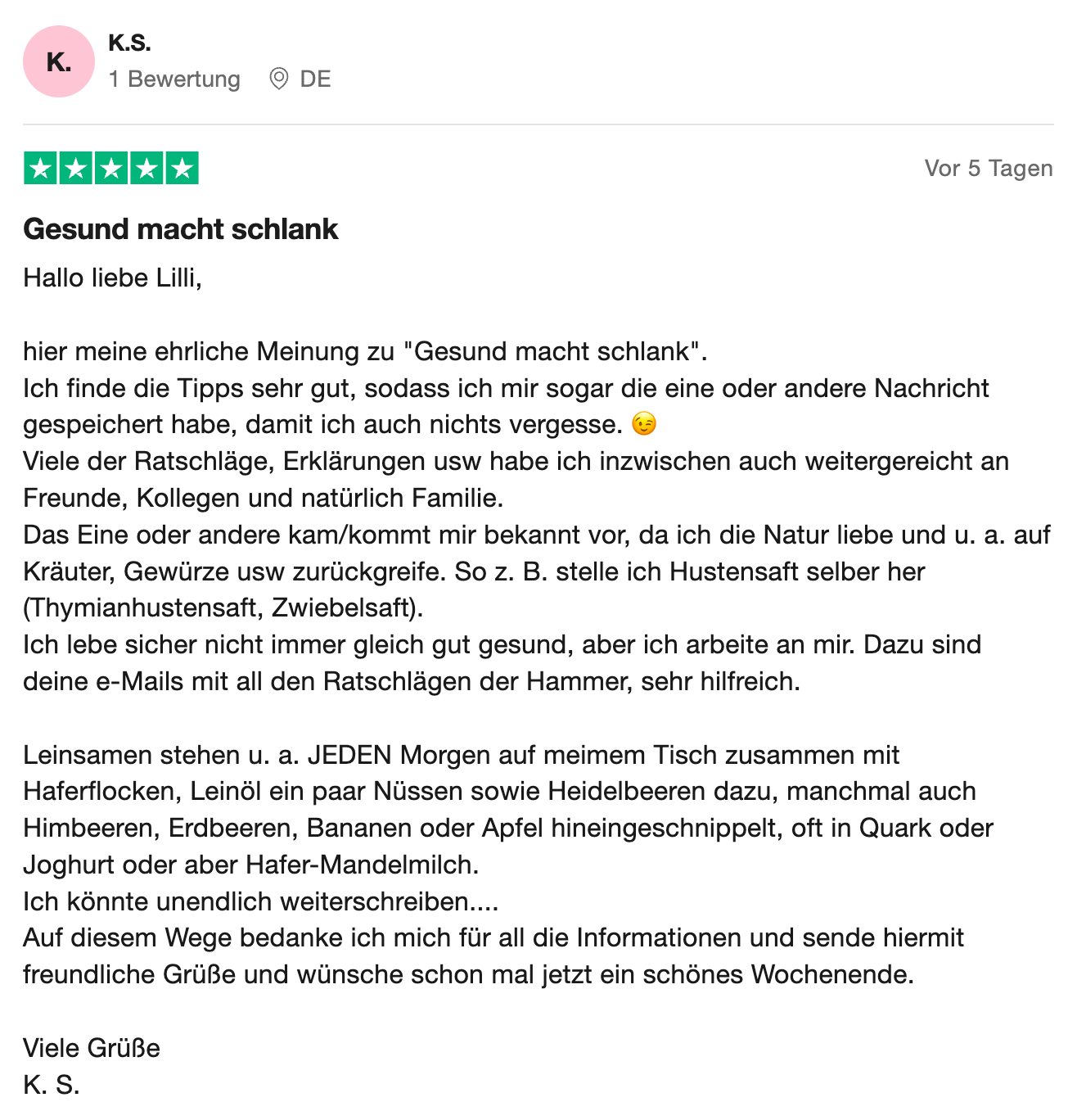 Bewertung